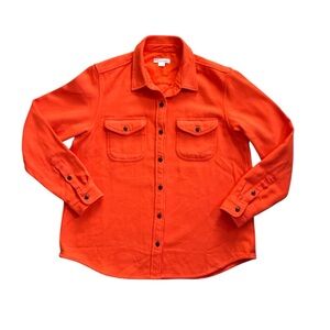 OUTERKNOWN Bright Orange Button-Up Shirt SZ M/L M/G Unizex